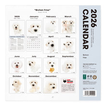 画像をギャラリービューアに読み込む, THE DOG 2026年カレンダー 大判サイズ(ビション・フリーゼ)