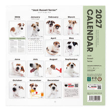 Read the image into the gallery view, THE DOG 2027年カレンダー 大判サイズ(ジャック・ラッセル・テリア)の裏表紙