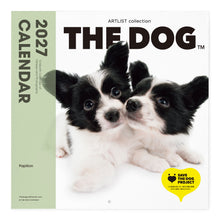 갤러리보기에 이미지를 읽고 THE DOG 2027年カレンダー 大判サイズ(パピヨン)の表紙