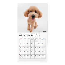 갤러리보기에 이미지를 읽고 THE DOG 2027年カレンダー 大判サイズ(プードル)の1月