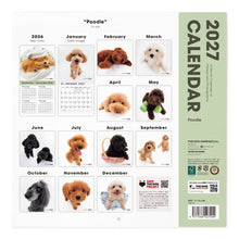 갤러리보기에 이미지를 읽고 THE DOG 2027年カレンダー 大判サイズ(プードル)の裏表紙