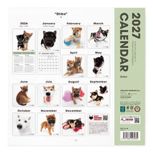 Read the image into the gallery view, THE DOG 2027年カレンダー 大判サイズ(柴)の裏表紙