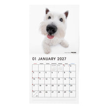 画像をギャラリービューアに読み込む, THE DOG 2027年カレンダー 大判サイズ(ウエスト・ハイランド・ホワイト・テリア)の1月