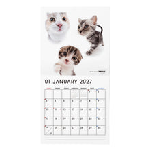 갤러리보기에 이미지를 읽고 THE CAT 2027年カレンダー 大判サイズ(オールスター)の1月