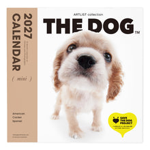 画像をギャラリービューアに読み込む, THE DOG 2027年カレンダー ミニサイズ(アメリカン・コッカー・スパニエル)の表紙