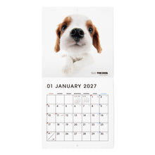 画像をギャラリービューアに読み込む, THE DOG 2027年カレンダー ミニサイズ(キャバリア・キング・チャールズ・スパニエル)の1月