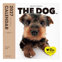 Read the image into the gallery view, THE DOG 2027年カレンダー ミニサイズ(ヨークシャー・テリア)の表紙