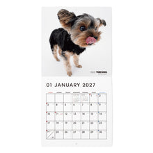 Read the image into the gallery view, THE DOG 2027年カレンダー ミニサイズ(ヨークシャー・テリア)の1月