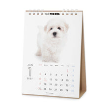 Read the image into the gallery view, THE DOG 2027年カレンダー 卓上サイズ(ビション・フリーゼ)の1月
