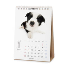Read the image into the gallery view, THE DOG 2027年カレンダー 卓上サイズ(ボーダー・コリー)の1月