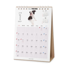 Read the image into the gallery view, THE DOG 2027年カレンダー 卓上サイズ(ボストン・テリア)の1月(裏)