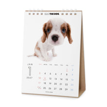 Read the image into the gallery view, THE DOG 2027年カレンダー 卓上サイズ(キャバリア・キング・チャールズ・スパニエル)の1月