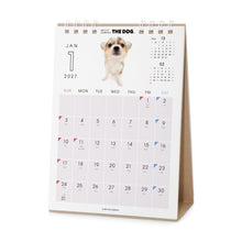 Read the image into the gallery view, THE DOG 2027年カレンダー 卓上サイズ(チワワ)の1月(裏)