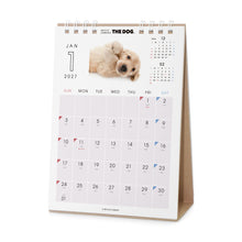 Read the image into the gallery view, THE DOG 2027年カレンダー 卓上サイズ(ゴールデン・レトリーバー)の1月(裏)