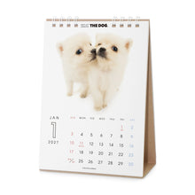 갤러리보기에 이미지를 읽고 THE DOG 2027年カレンダー 卓上サイズ(ポメラニアン)の1月