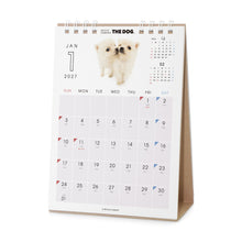 갤러리보기에 이미지를 읽고 THE DOG 2027年カレンダー 卓上サイズ(ポメラニアン)の1月(裏)