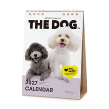 Read the image into the gallery view, THE DOG 2027年カレンダー 卓上サイズ(プードル)の表紙
