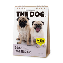 Read the image into the gallery view, THE DOG 2027年カレンダー 卓上サイズ(パグ)の表紙