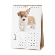 Read the image into the gallery view, THE DOG 2027年カレンダー 卓上サイズ(ウェルシュ・コーギー)の1月