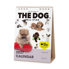 Read the image into the gallery view, THE DOG 2027年カレンダー 卓上サイズ(オールスター)の表紙