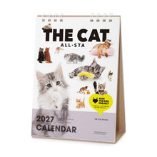 Read the image into the gallery view, THE CAT 2027年カレンダー 卓上サイズ(オールスター)の表紙