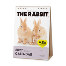 Read the image into the gallery view, THE RABBIT 2027年カレンダー 卓上サイズの表紙