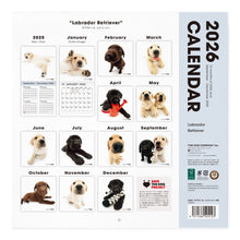 画像をギャラリービューアに読み込む, THE DOG 2026年カレンダー 大判サイズ(ラブラドール・レトリーバー)