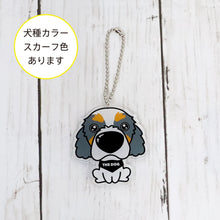 画像をギャラリービューアに読み込む, THE DOG × ThreeB キーホルダー キャバリア