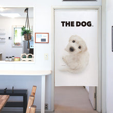 画像をギャラリービューアに読み込む, のれん THE DOG ビション・フリーゼ(150cm丈)