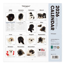 画像をギャラリービューアに読み込む, THE DOG 2026年カレンダー 大判サイズ(ペキニーズ)
