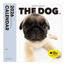 画像をギャラリービューアに読み込む, THE DOG 2026年カレンダー 大判サイズ(パグ)