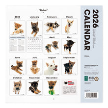 画像をギャラリービューアに読み込む, THE DOG 2026年カレンダー 大判サイズ(柴)