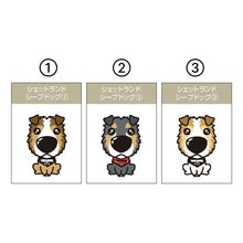画像をギャラリービューアに読み込む, THE DOG × ThreeB ステッカー シェットランド・シープドッグ