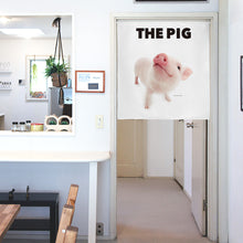 将图像阅读到画廊视图中, Noren THE PIG小猪(粉色1条90cm长)
