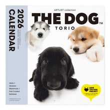 将图像阅读到画廊视图中, THE DOG 2026年カレンダー 大判サイズ トリオ(秋田/アラスカン・マラミュート/フラットコーテッド・レトリーバー)