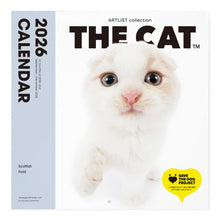 将图像阅读到画廊视图中, THE CAT 2026年カレンダー 大判サイズ (スコティッシュ・フォールド)