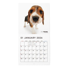 画像をギャラリービューアに読み込む, THE DOG 2026年カレンダー ミニサイズ(ビーグル)