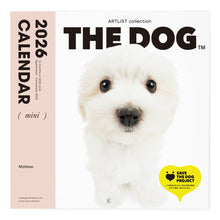 画像をギャラリービューアに読み込む, THE DOG 2026年カレンダー ミニサイズ(マルチーズ)