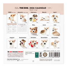 画像をギャラリービューアに読み込む, THE DOG 2026年カレンダー ミニサイズ(ウェルシュ・コーギー)