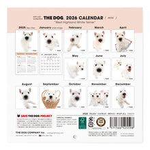 将图像阅读到画廊视图中, THE DOG 2026年カレンダー ミニサイズ(ウエスト・ハイランド・ホワイト・テリア)