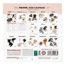 画像をギャラリービューアに読み込む, THE DOG 2026年カレンダー ミニサイズ(オールスター)