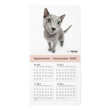 画像をギャラリービューアに読み込む, THE CAT 2026年カレンダー ミニサイズ(ロシアンブルー)