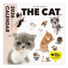 画像をギャラリービューアに読み込む, THE CAT 2026年カレンダー ミニサイズ(オールスター)