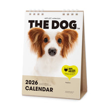 画像をギャラリービューアに読み込む, THE DOG 2026年カレンダー 卓上サイズ(パピヨン)