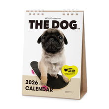 画像をギャラリービューアに読み込む, THE DOG 2026年カレンダー 卓上サイズ(パグ)
