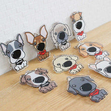 Read the image into the gallery view, THE DOG × THREEB key chain Bichon Frise