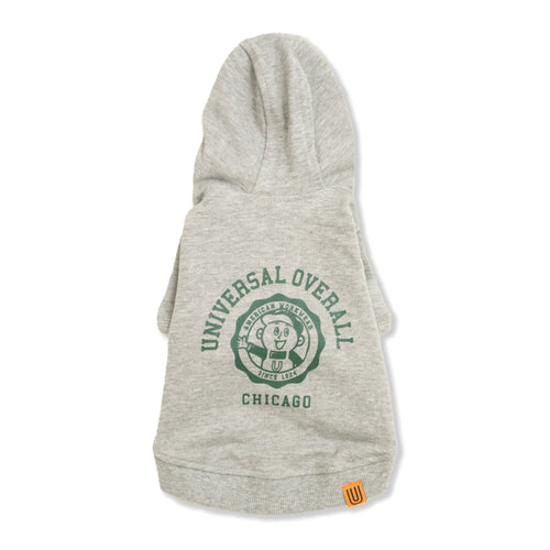 【犬用】UNIVERSAL OVERALL DOG HOODIE (グレー)