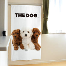 画像をギャラリービューアに読み込む, のれん THE DOG プードル(3匹 150cm丈)