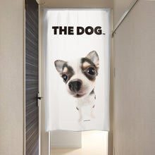 画像をギャラリービューアに読み込む, のれん THE DOG チワワ(ブラックタン&ホワイト 150cm丈)