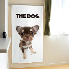 画像をギャラリービューアに読み込む, のれん THE DOG チワワ(チョコレートタン 150cm丈)